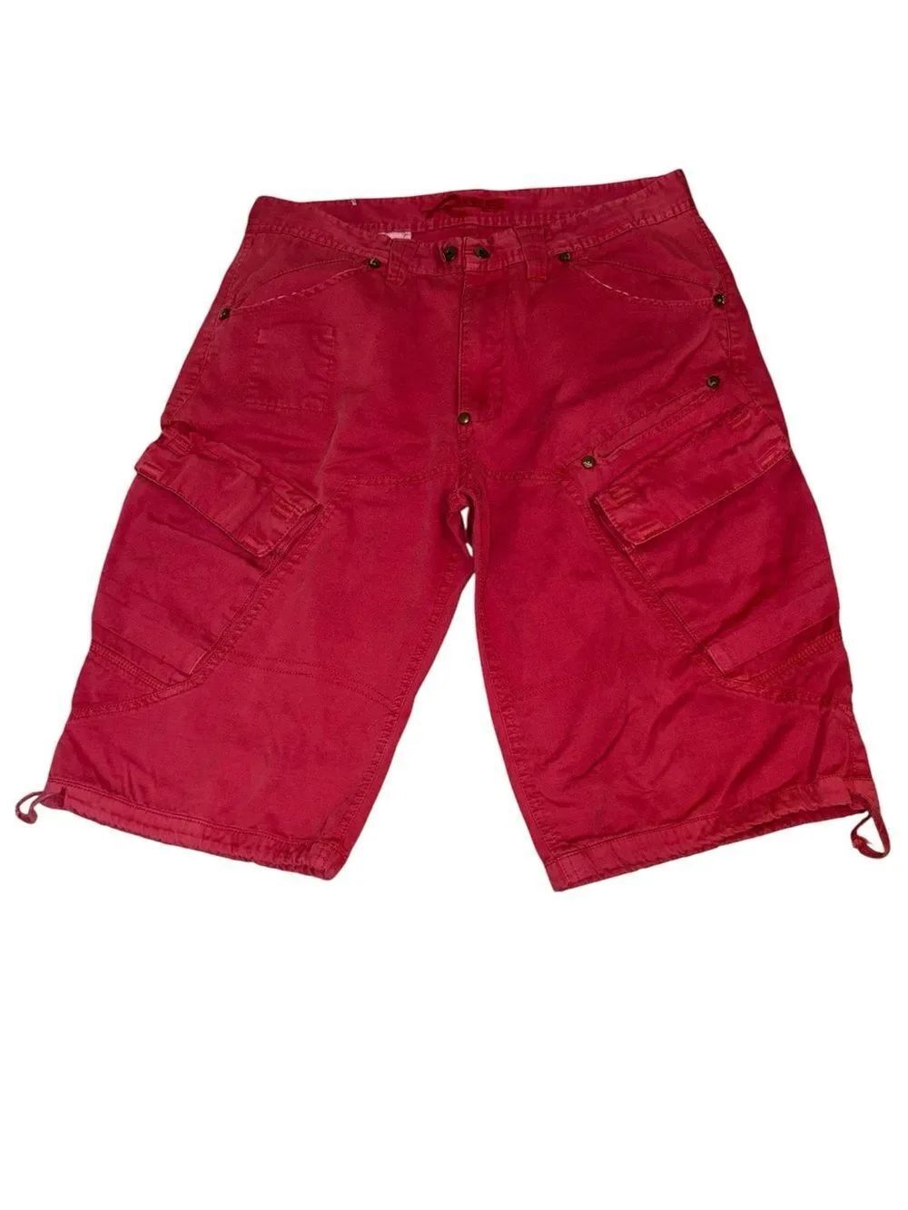 Request Jeans Men's Reddish Cargo Shorts, 36